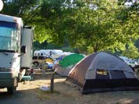 Tent village - side